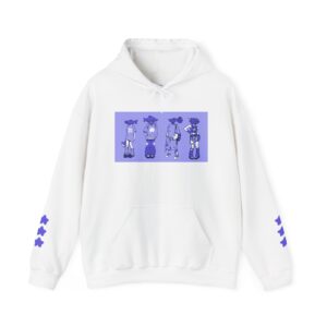 star pattern unisex heavy blend™ hooded sweatshirt